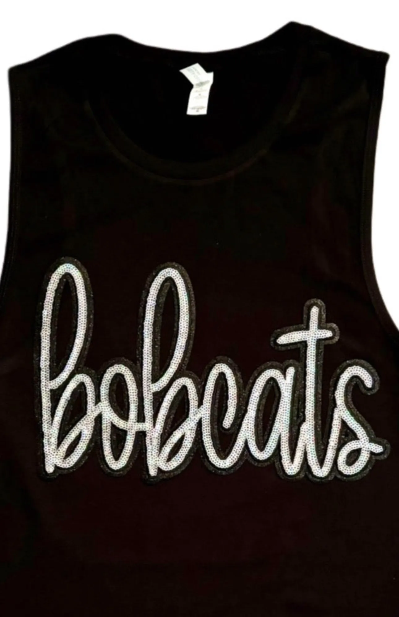 Sequin Bobcats Tank Top