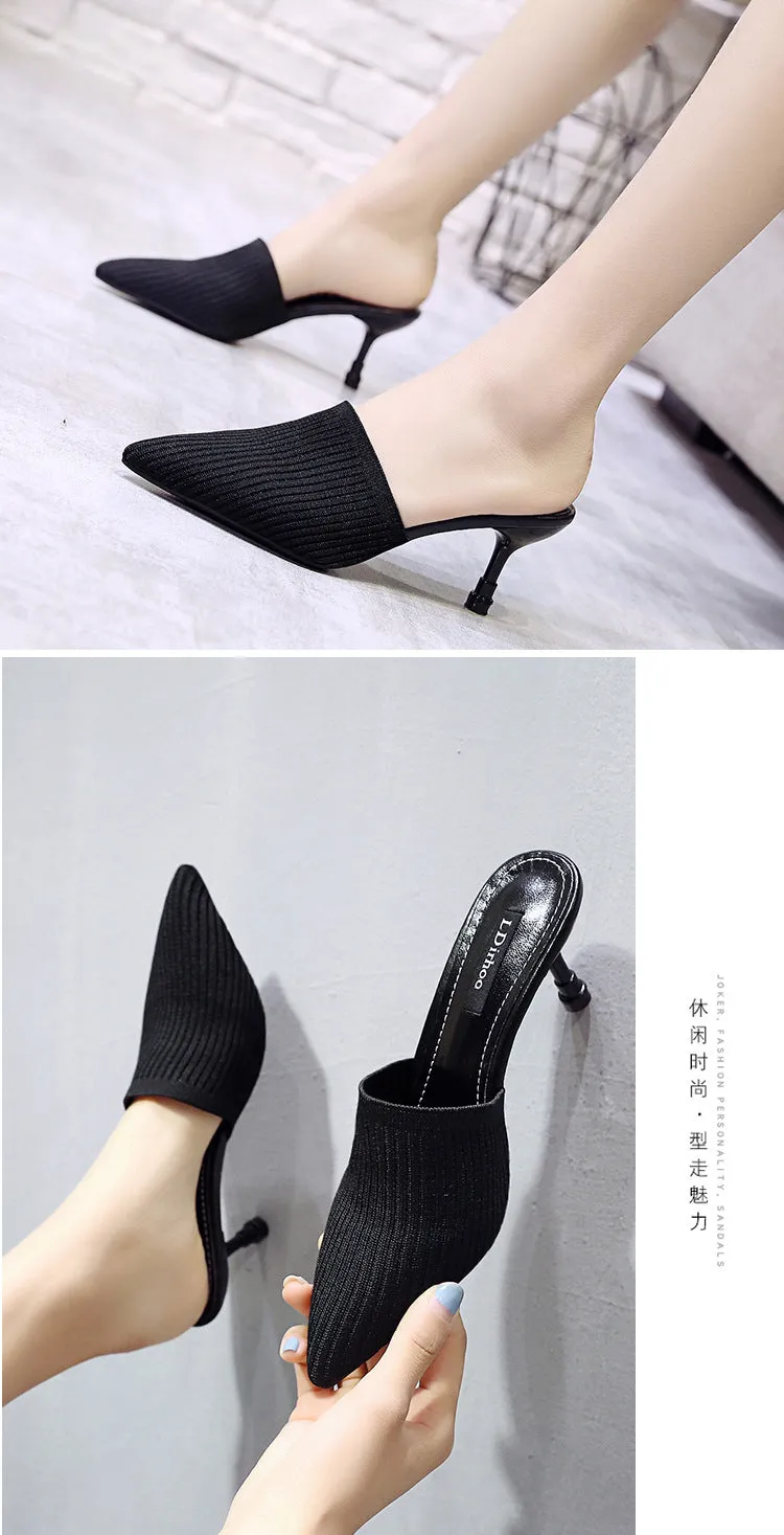 SH321 - Baotou half slipper Shoes