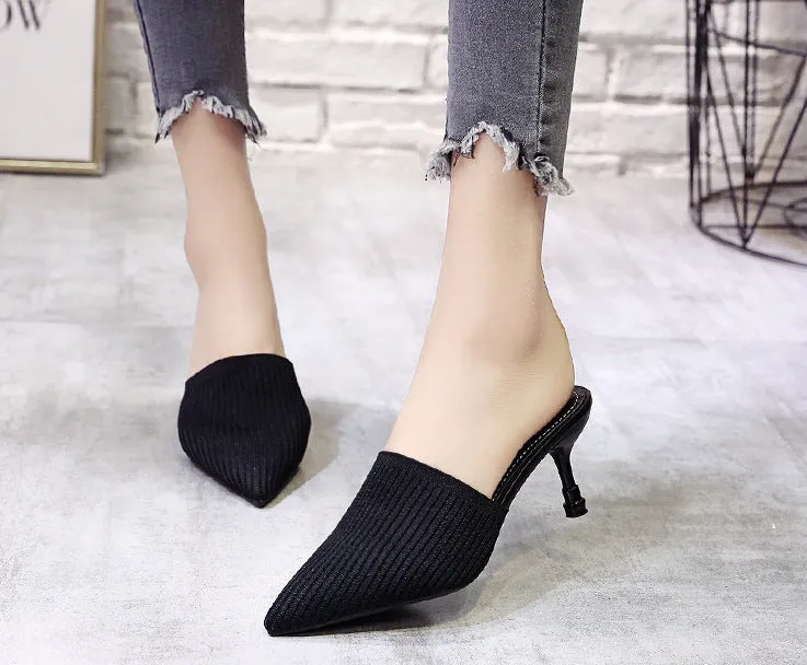 SH321 - Baotou half slipper Shoes