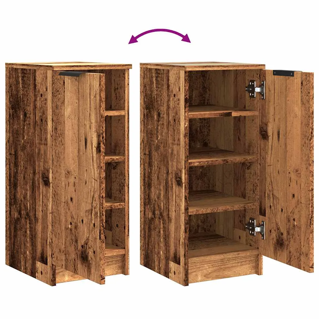 Shoe Cabinet Old Wood 30x35x70 cm Engineered Wood