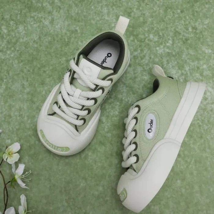 Smile Chlorella Canvas Shoes