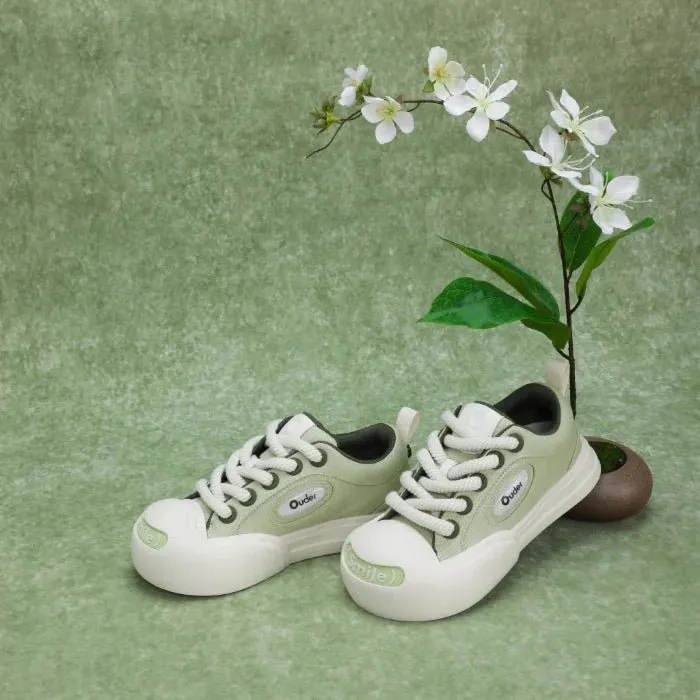 Smile Chlorella Canvas Shoes