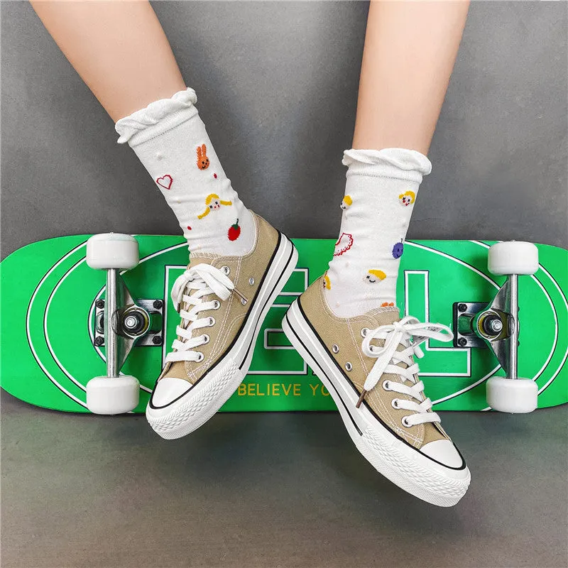 Street Shooting Classic Retro Replica Female Canvas Shoes