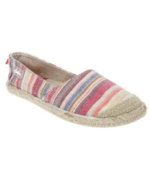 Sugar Womens Evermore Comfortable Slip on Espadrille, Natual Metallic, Size 7.5