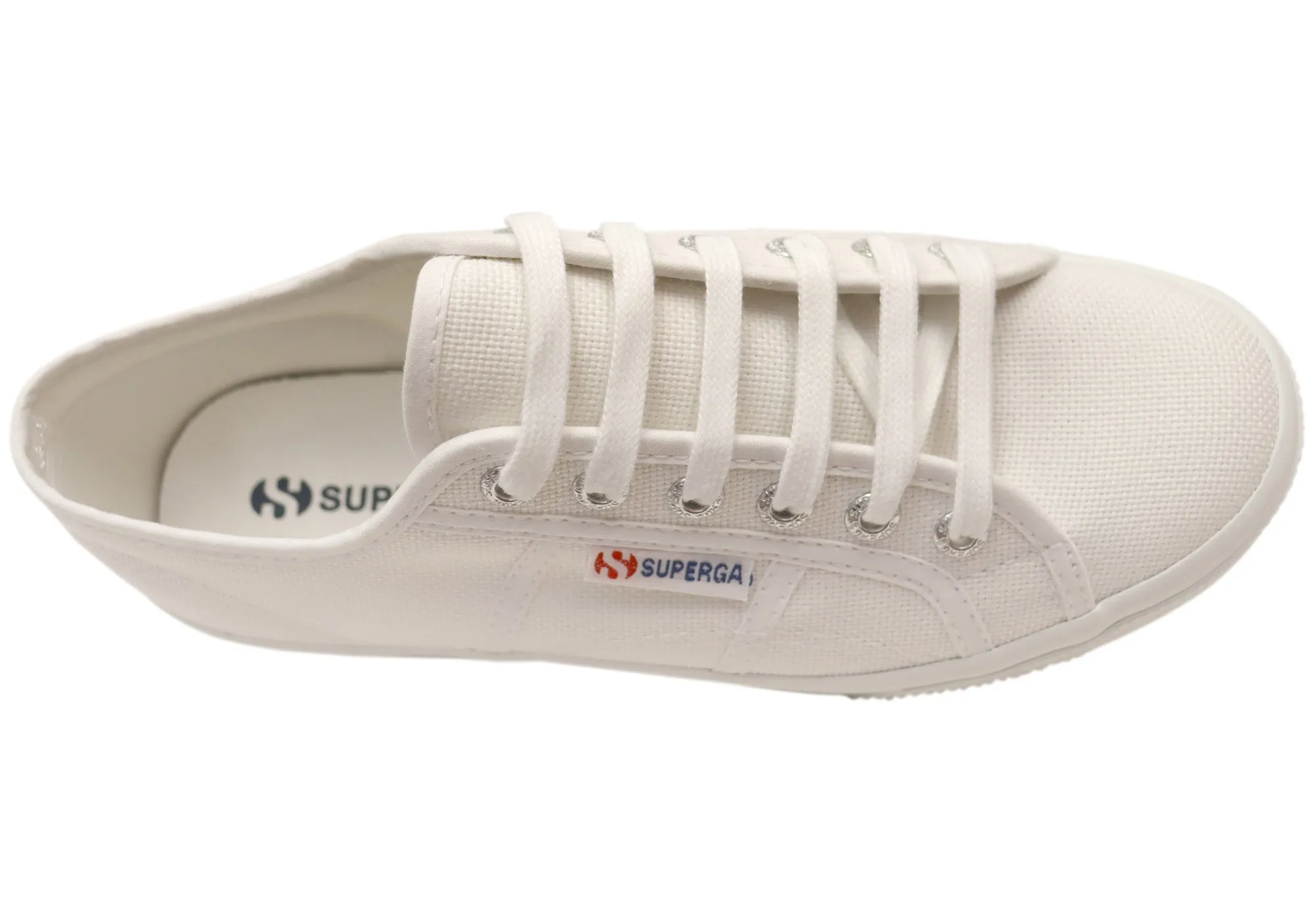 Superga Womens 2790 Platform Comfortable Lace Up Shoes