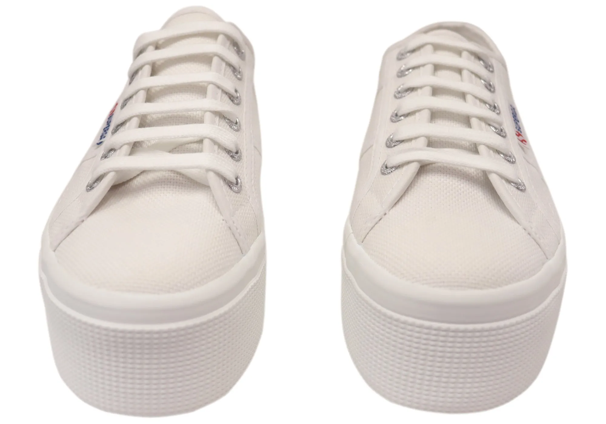 Superga Womens 2790 Platform Comfortable Lace Up Shoes