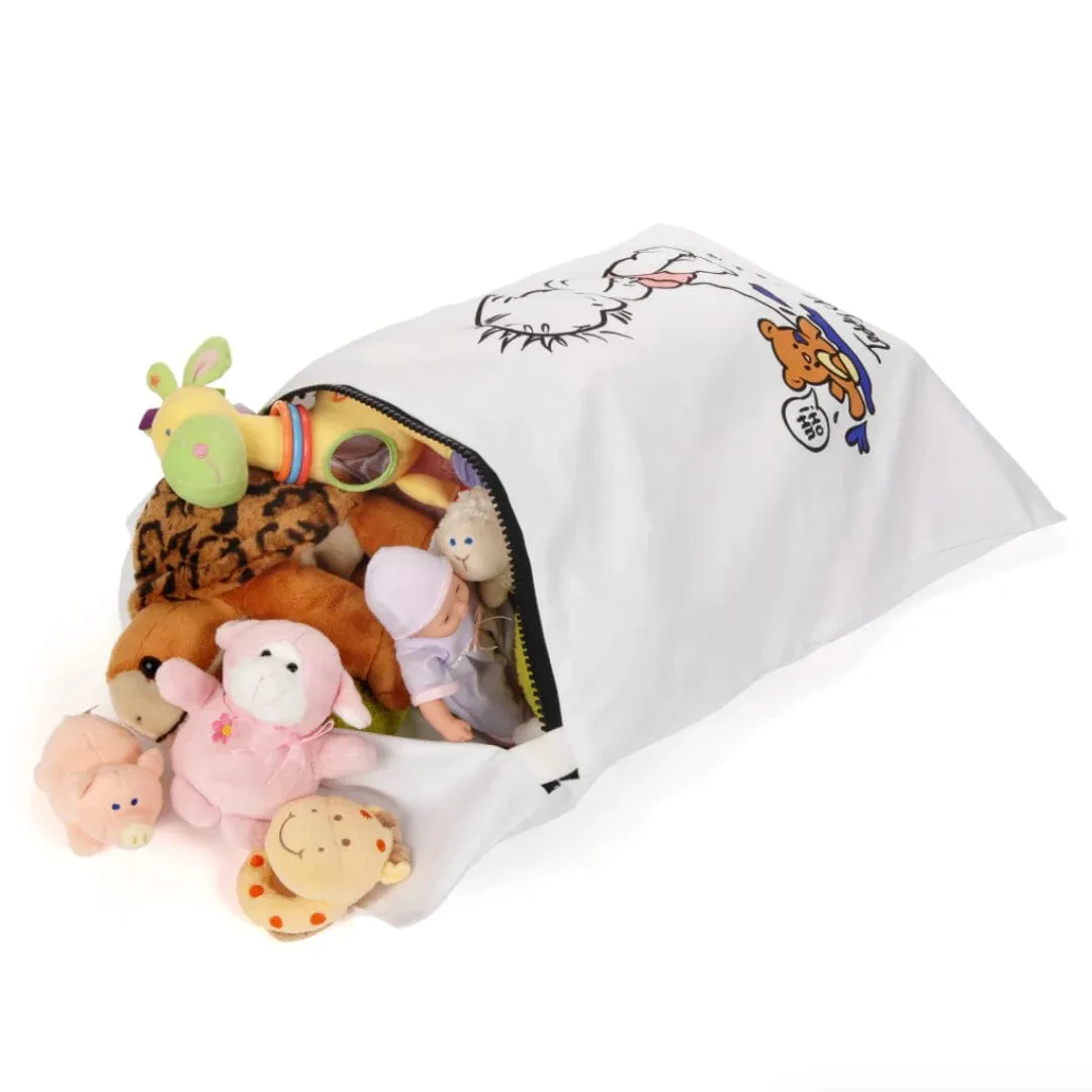 Teddy Needs a Bath Extra Large Washer and Dryer Bag - 20"X30"