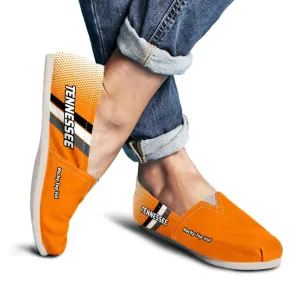 Tennessee Volunteers Fan Casual Canvas Slip on Shoes Women's Flats