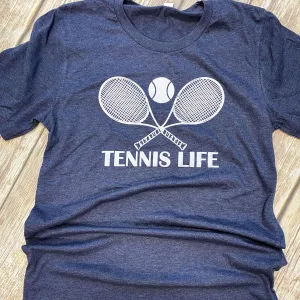 Tennis Life Graphic T-Shirt