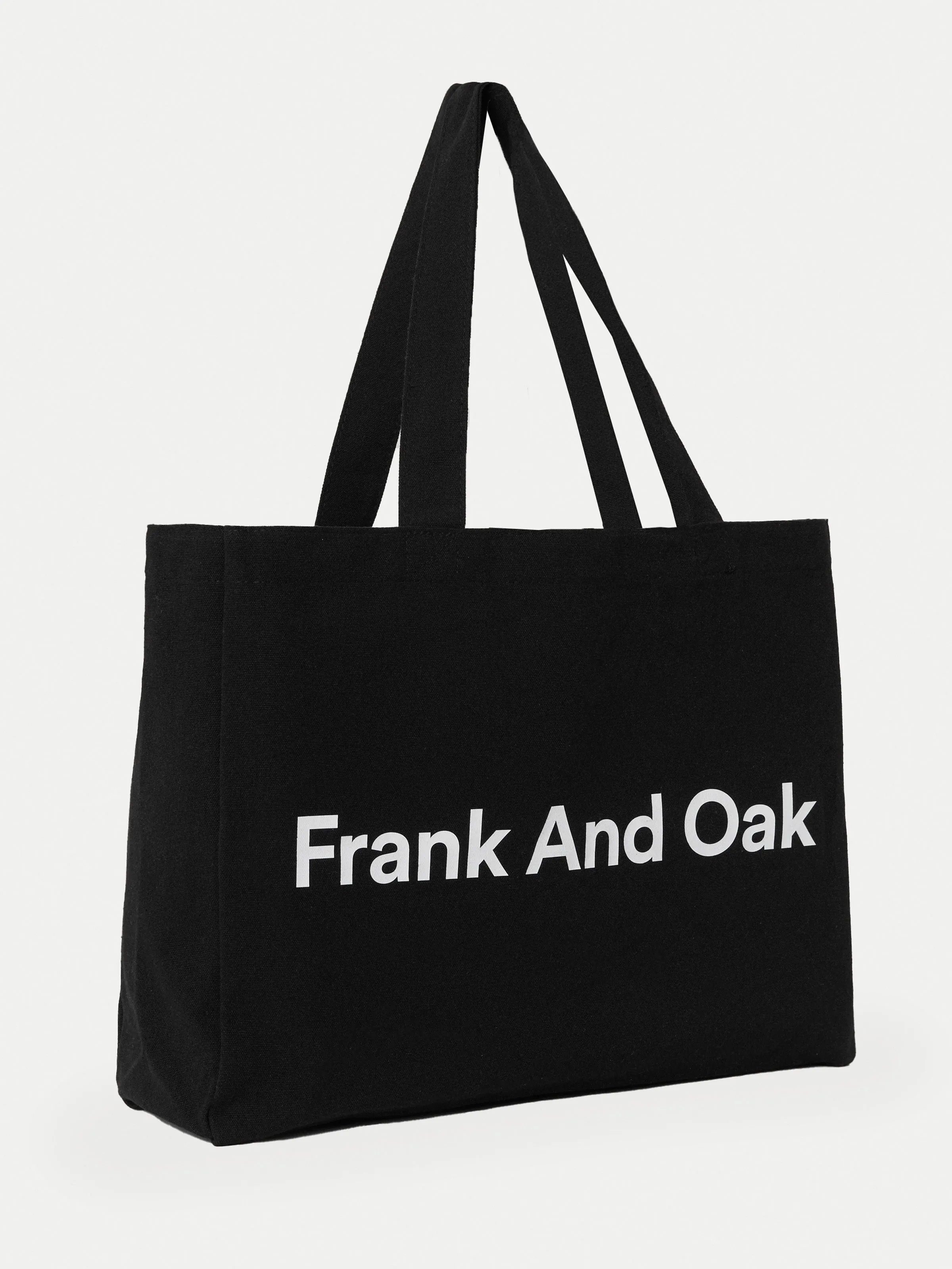 The Large Frank And Oak Tote Bag in Black