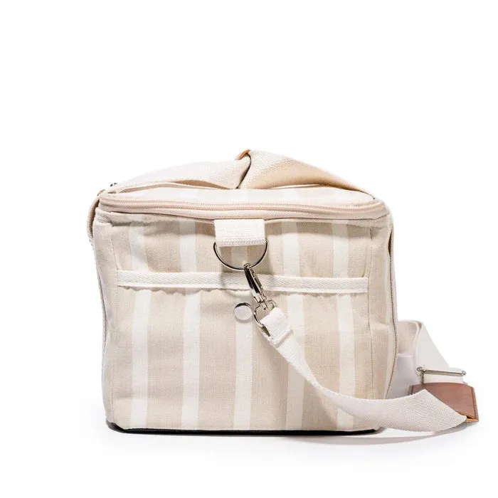 The Premium Cooler Bag- Monaco Stripe - Nat