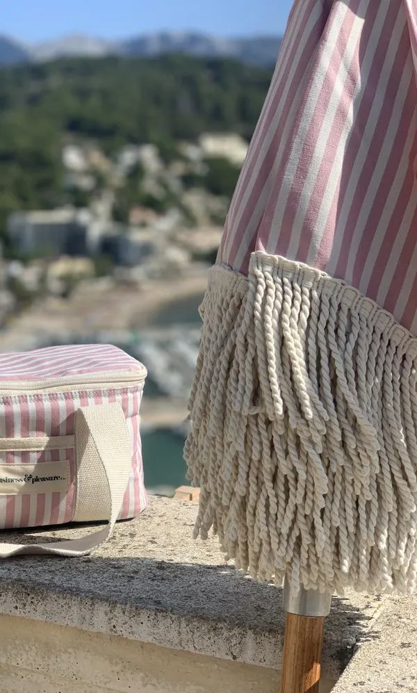 The Premium Cooler Bag - Pink Stripe