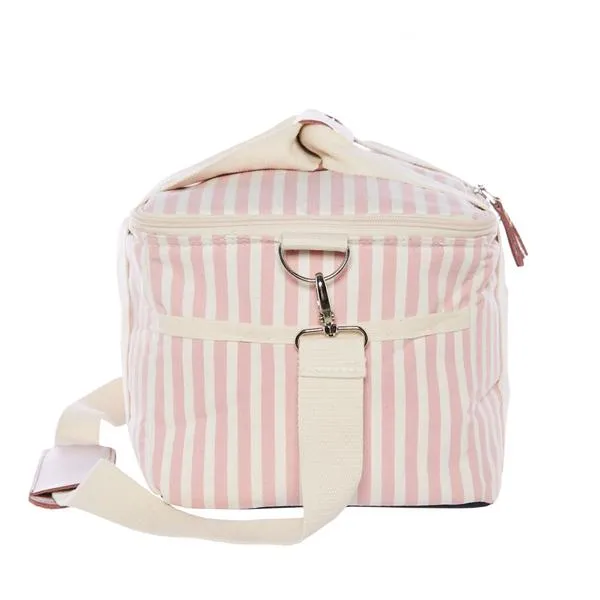 The Premium Cooler Bag - Pink Stripe