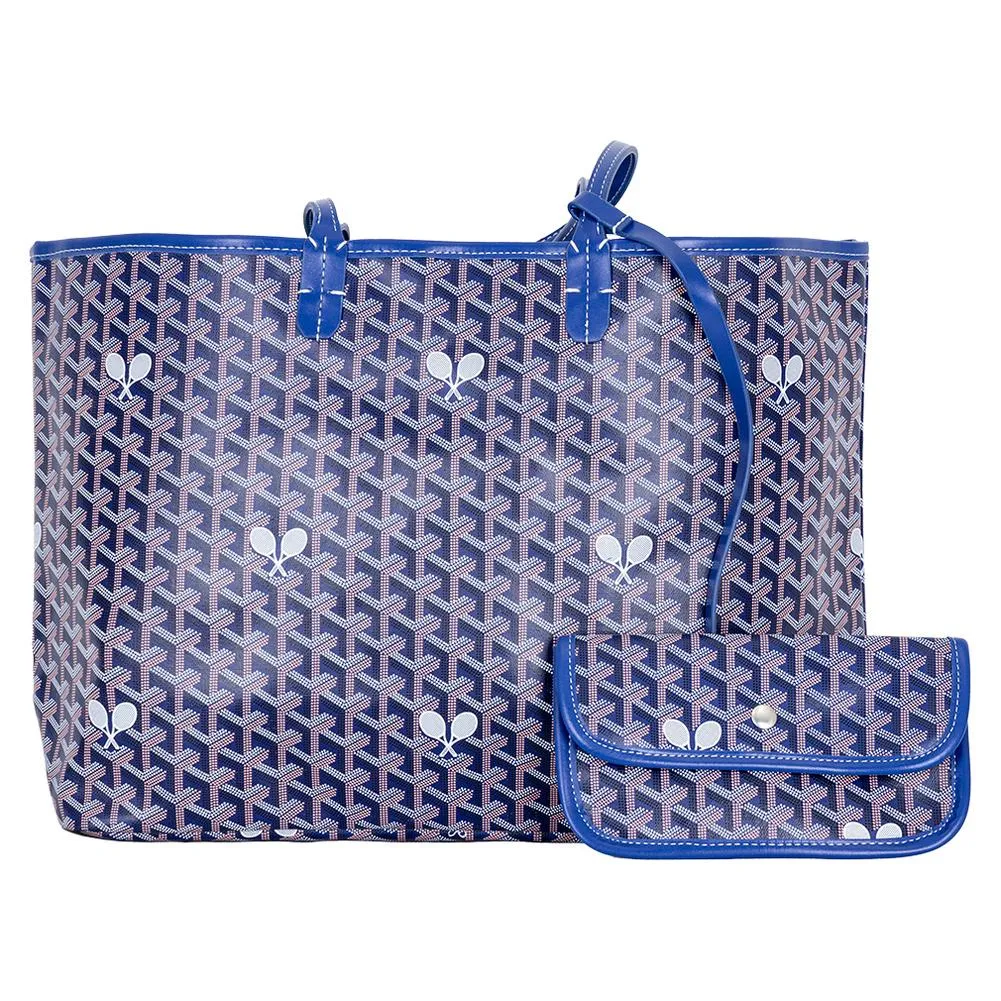 The Whimsy Large Tennis Tote Navy