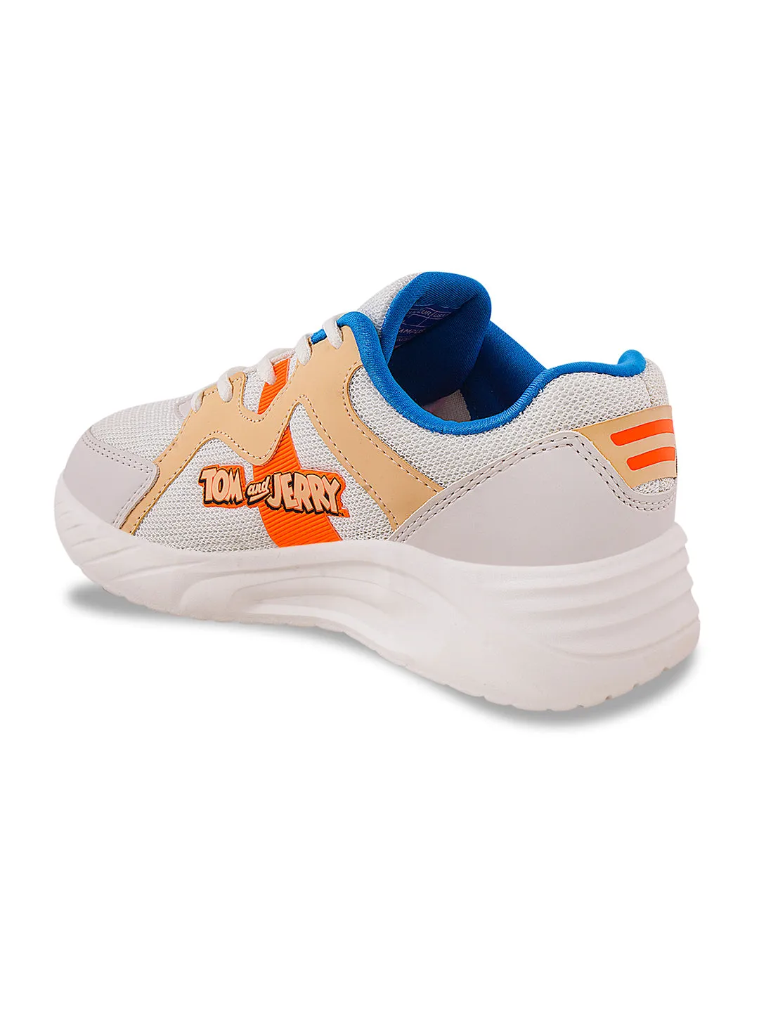 TOM JR Off White Child Sports Shoes