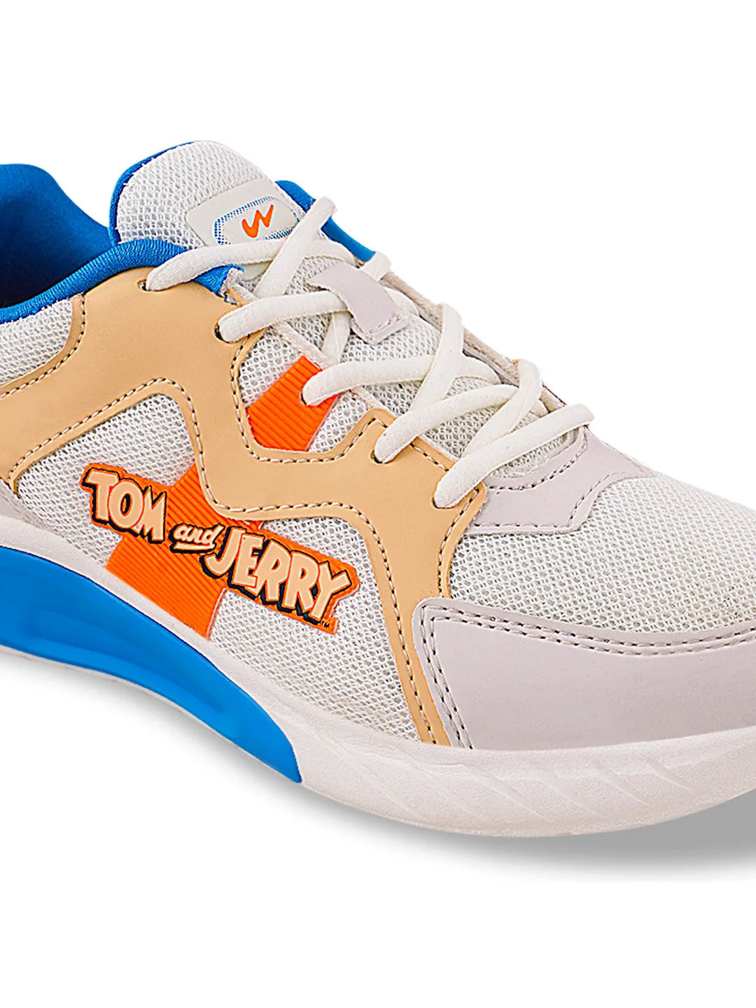 TOM JR Off White Child Sports Shoes