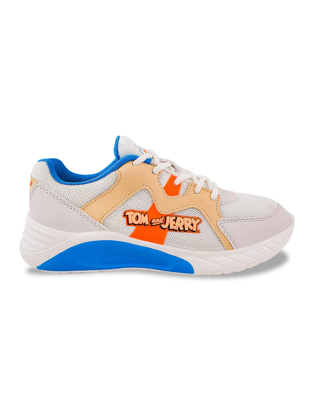 TOM JR Off White Child Sports Shoes