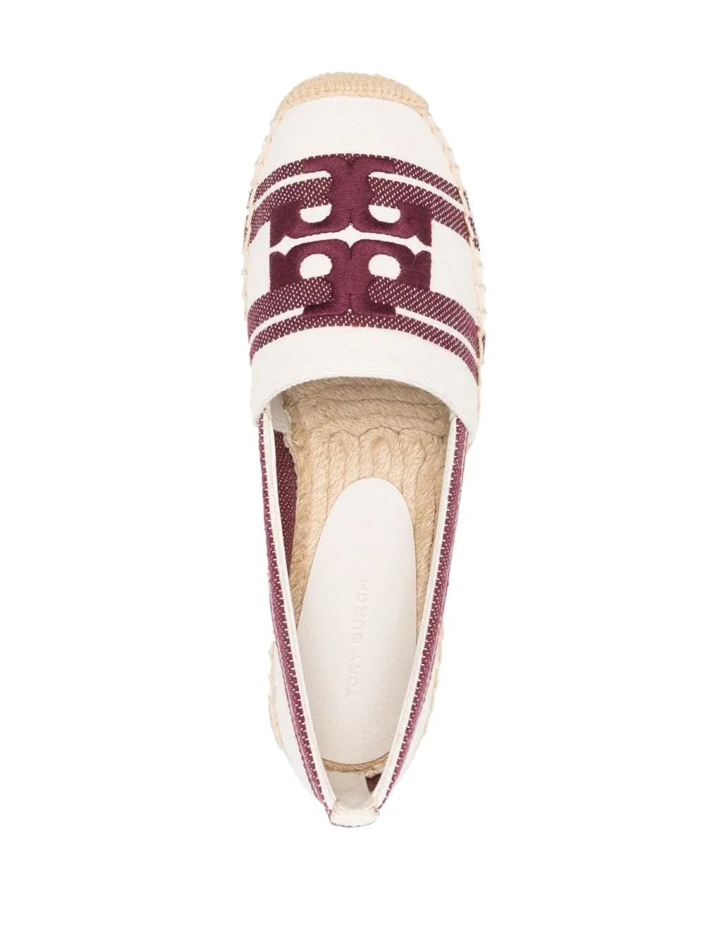 Tory Burch Flat shoes Bordeaux