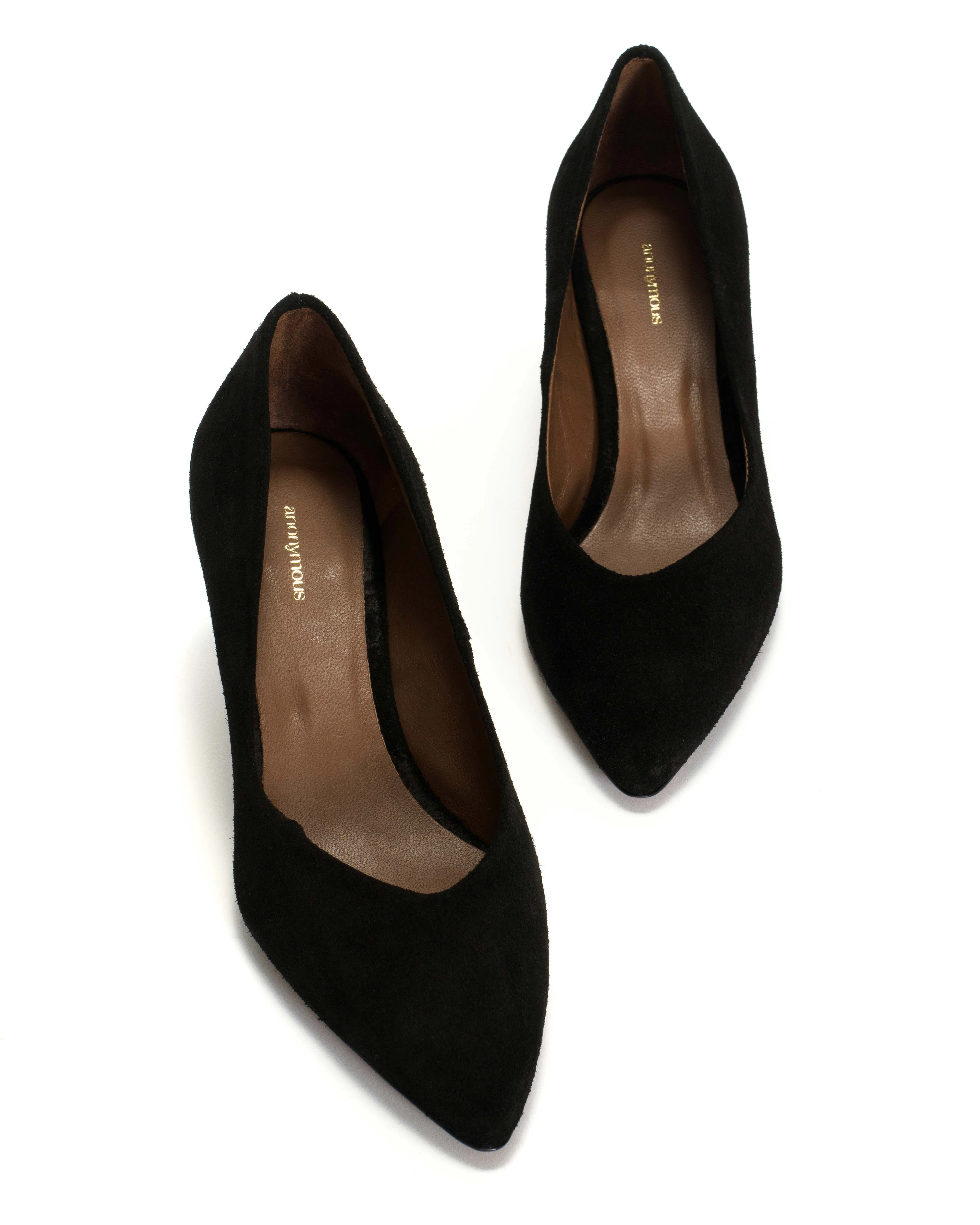 Trini 55 Calf suede Black