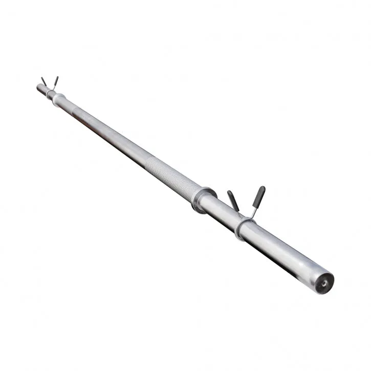 Unboxed Deal - Barbell Bar 150cm - Springlock Collars - Chrome