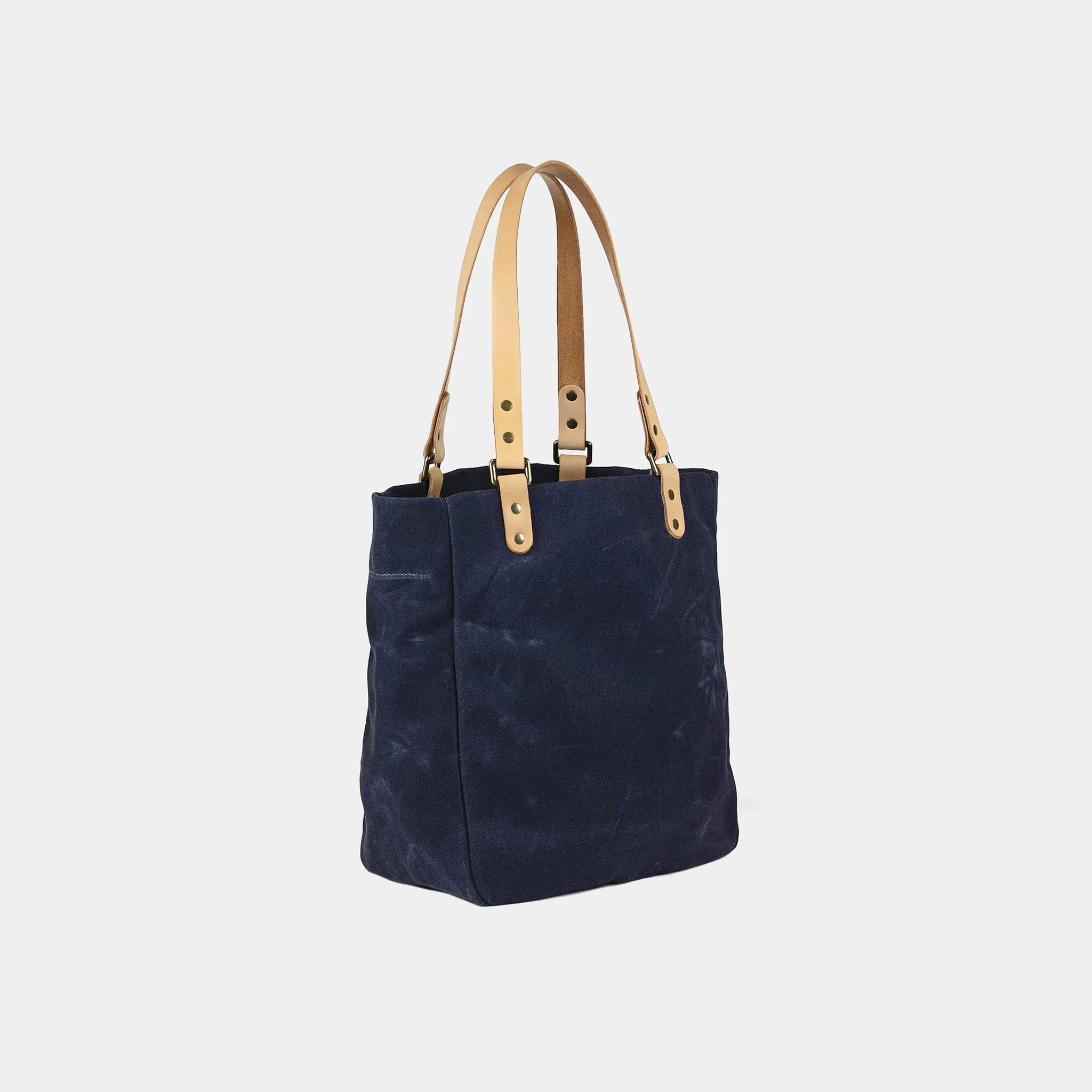 Utility Waxed Canvas Tote Bag