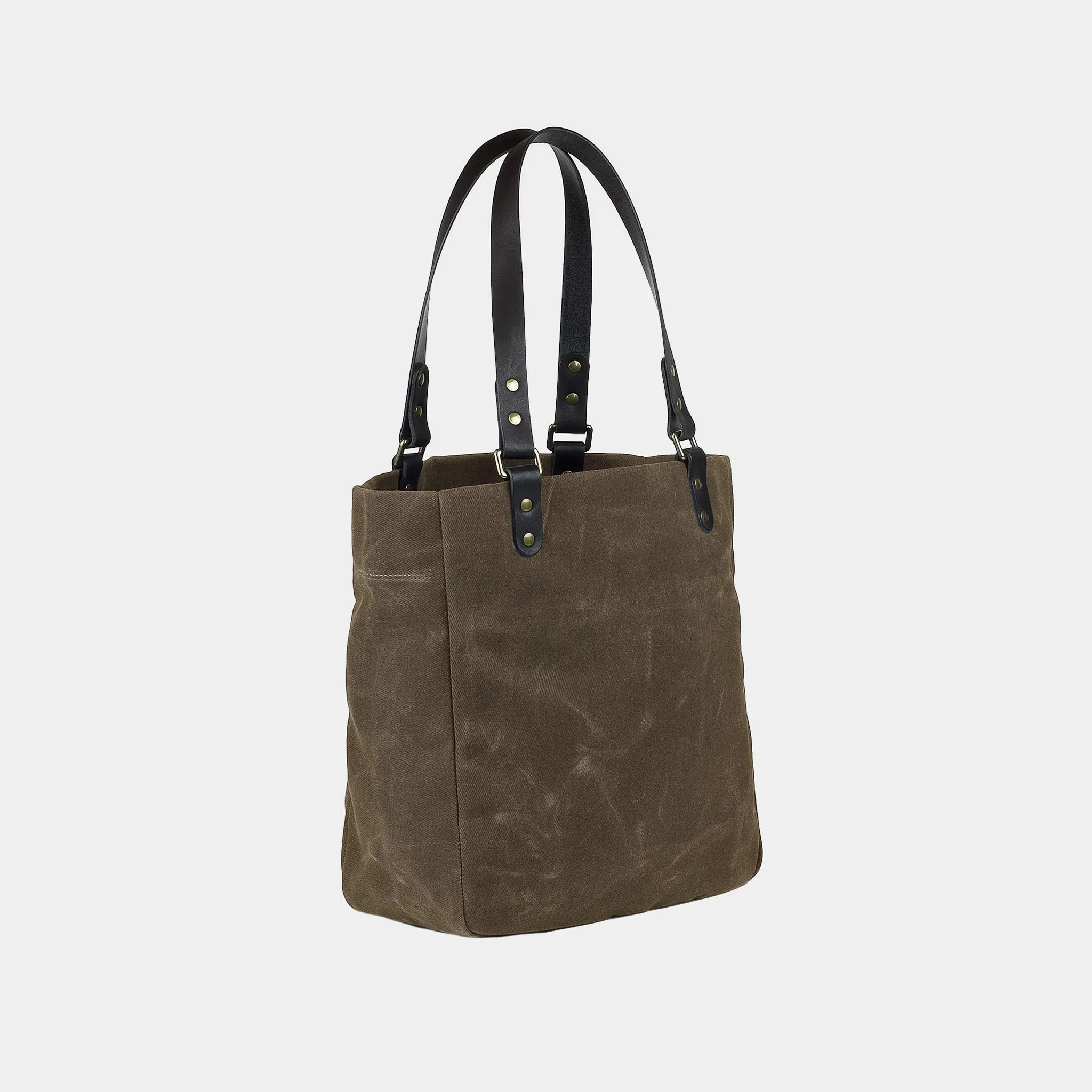 Utility Waxed Canvas Tote Bag