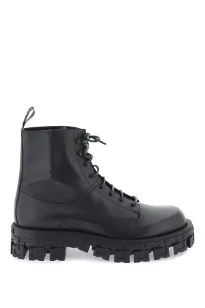 Versace greca portico combat boots