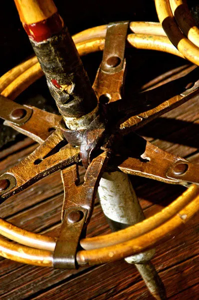 Vintage Bamboo Ski Poles