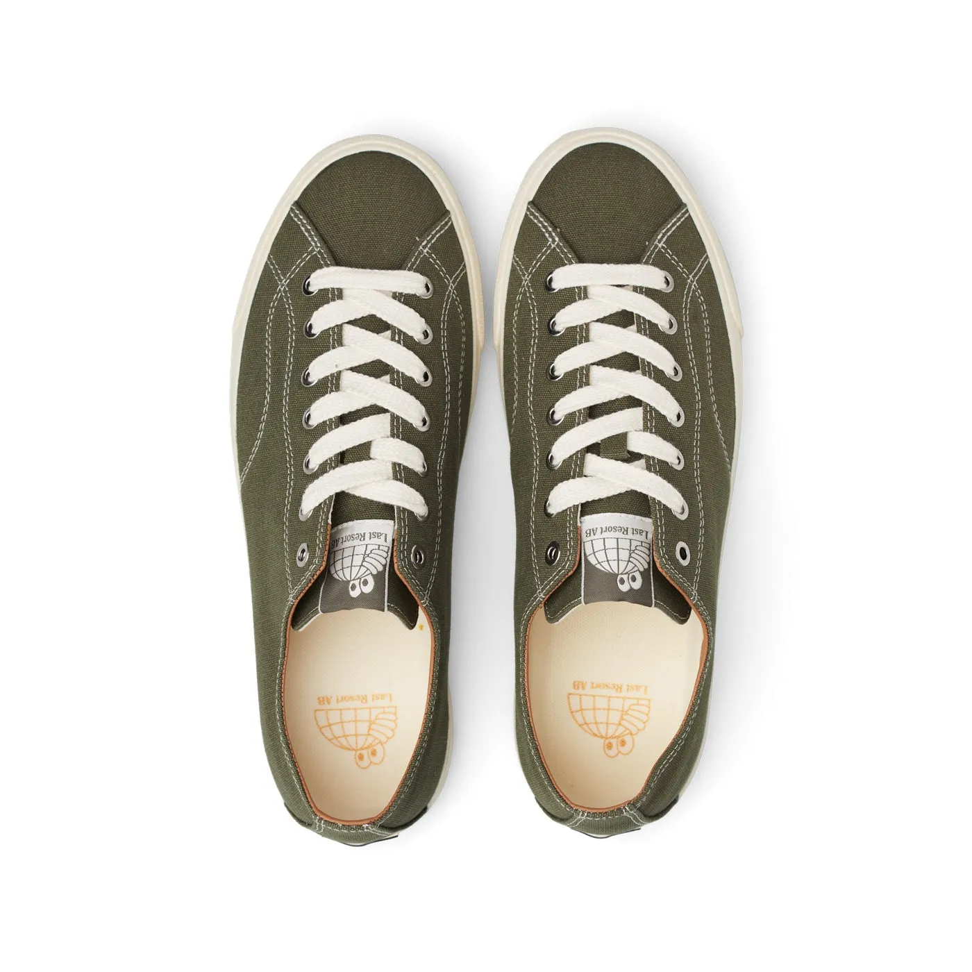 VM003-Lo Canvas (Burnt Olive/White)