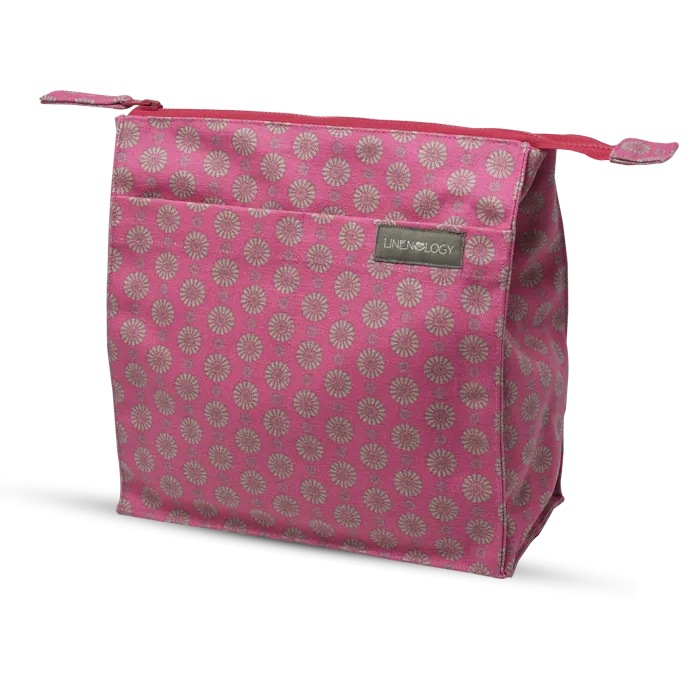 Wash Bag Tall - Geo Pink Flambé