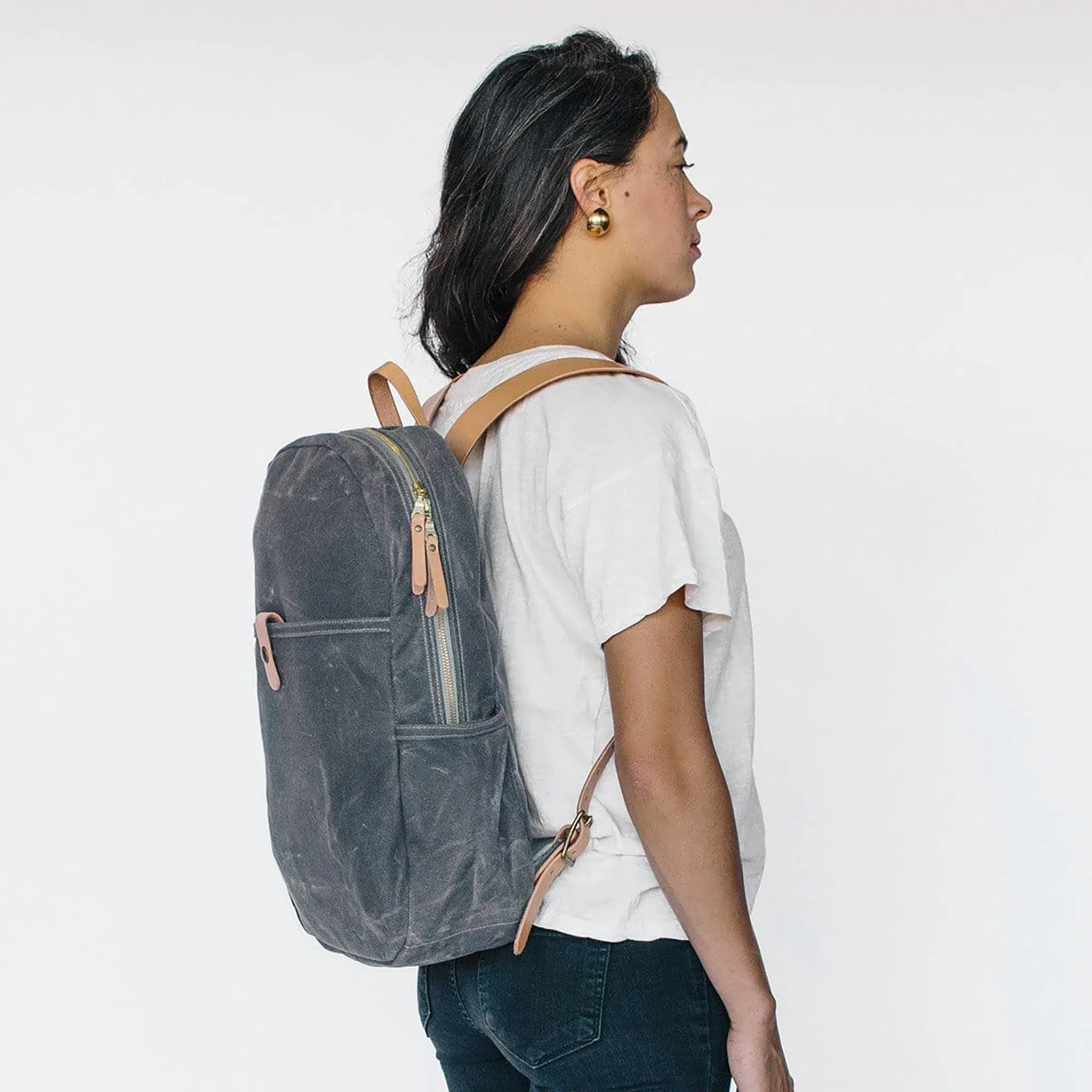 Waxed Canvas Backpack