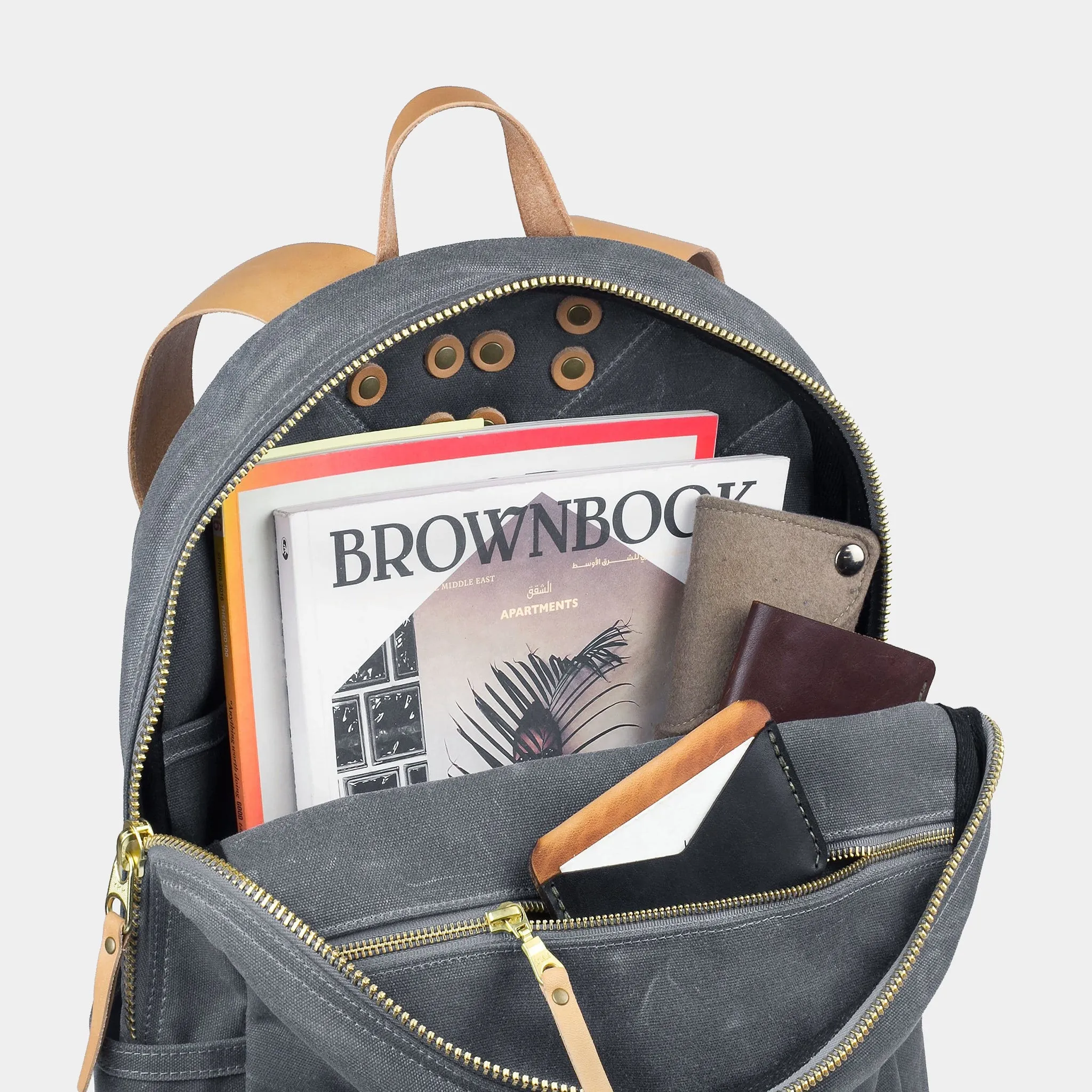 Waxed Canvas Backpack