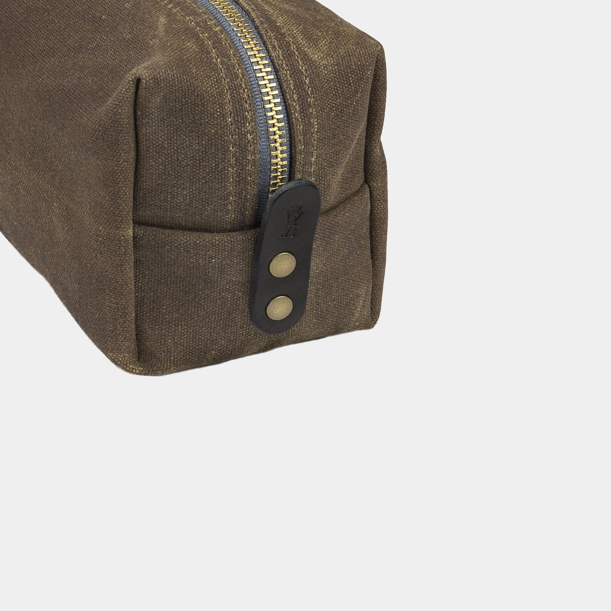 Waxed Canvas Dopp Kit