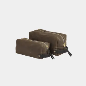 Waxed Canvas Dopp Kit