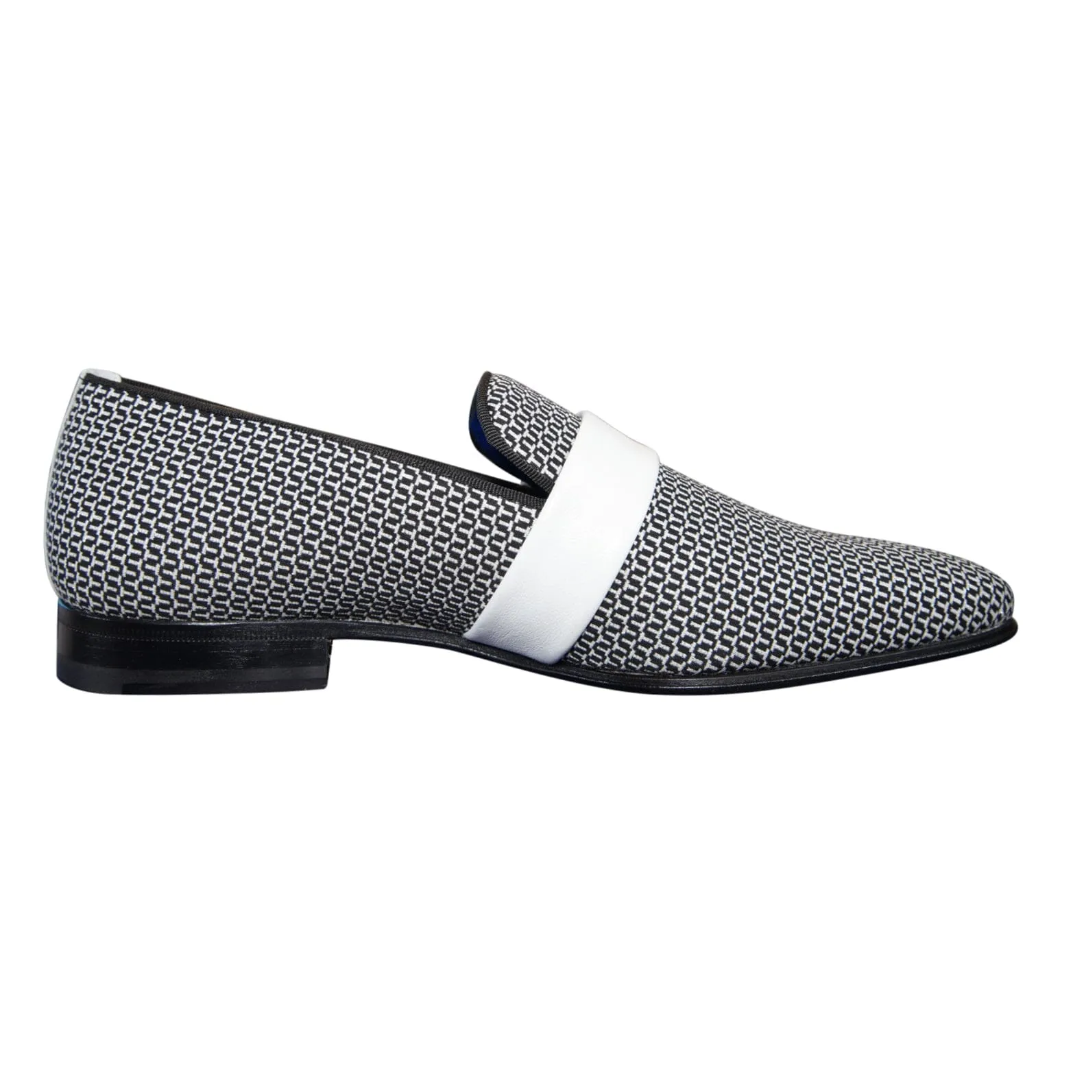 White Croccante Loafer