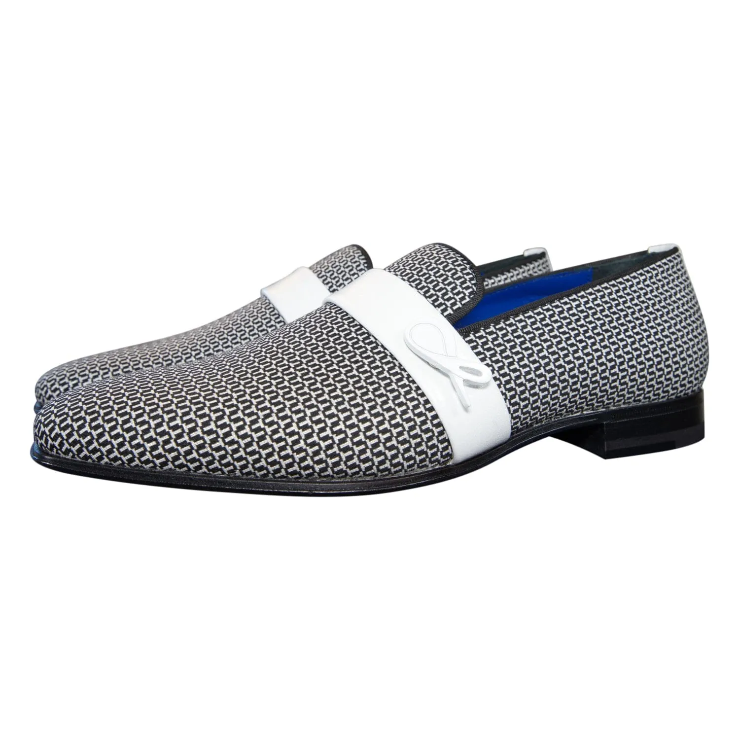 White Croccante Loafer