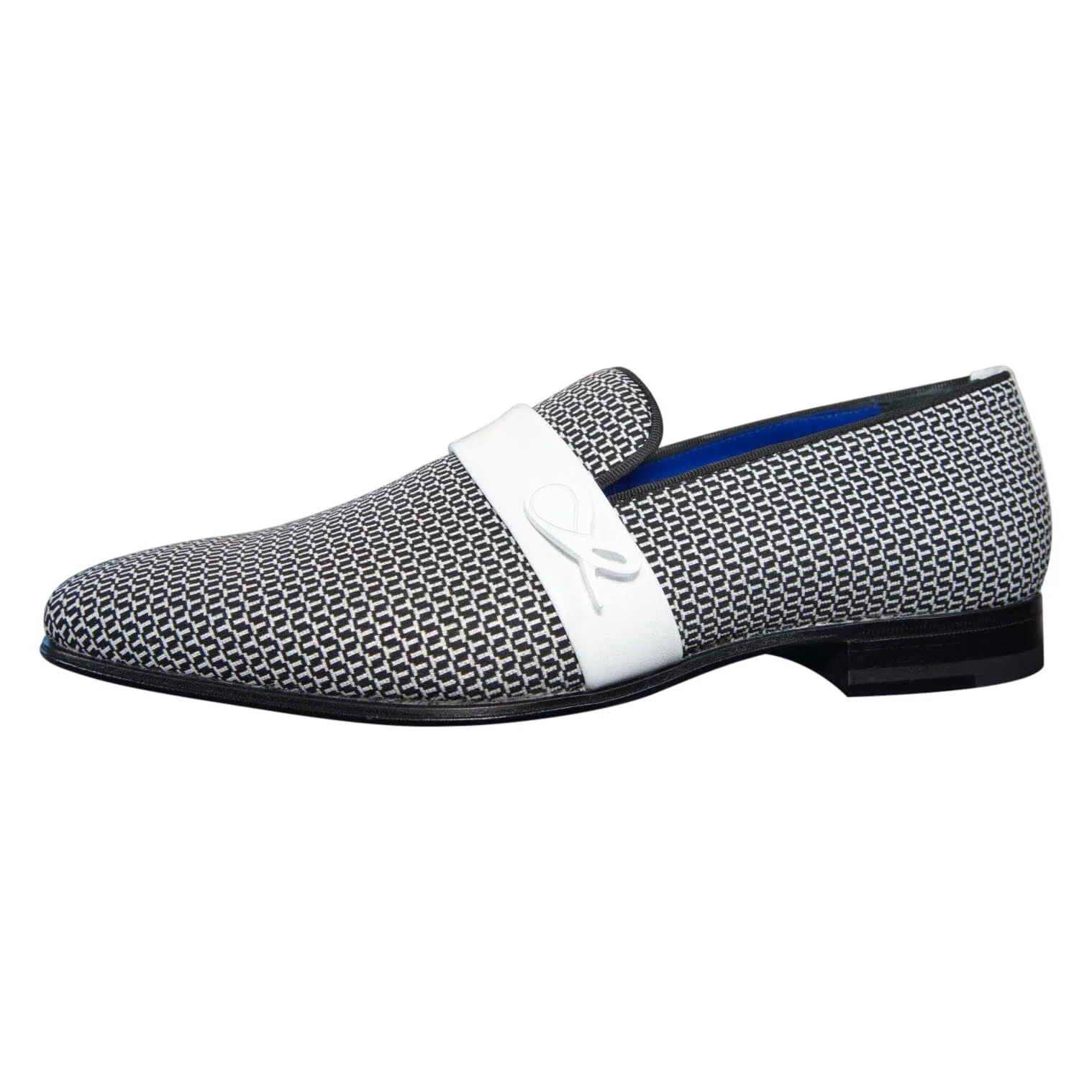 White Croccante Loafer