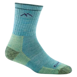 Women's Hiker Micro Crew Midweight Hiking Sock - Aqua Heather