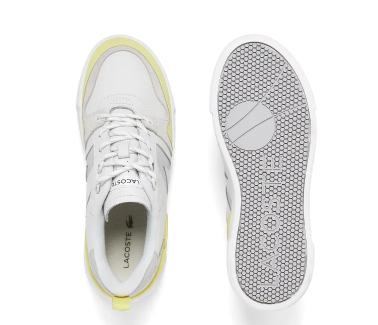 Women's Lacoste L002 0722 CFA (White/Yellow)