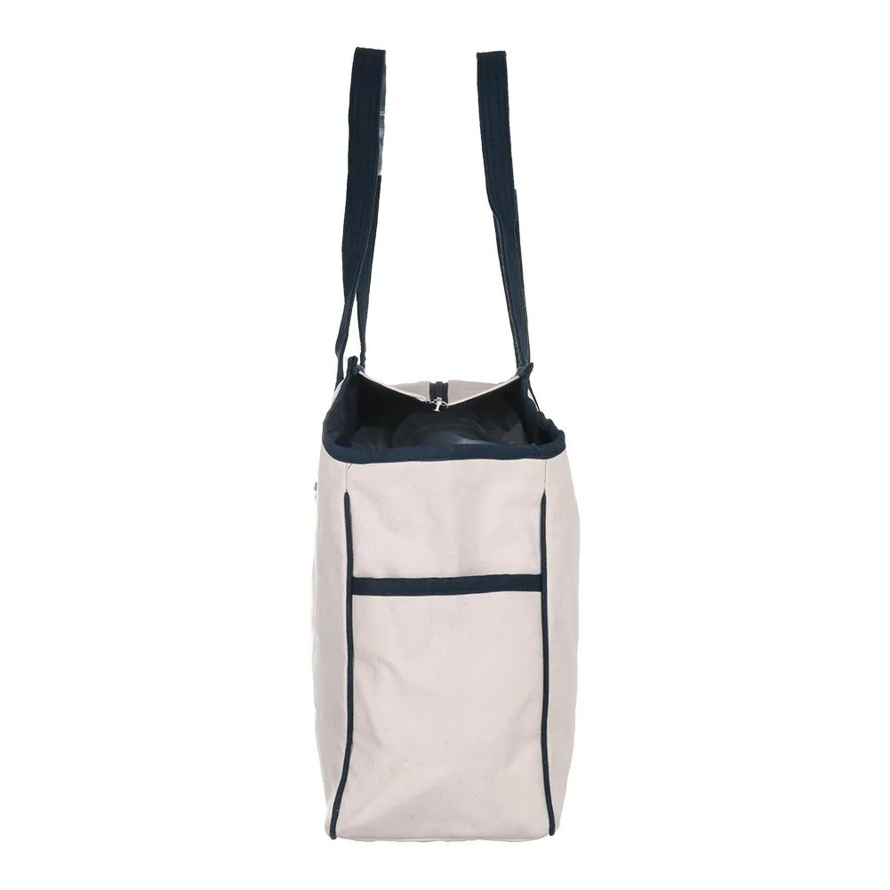 Women's Love All Green Love Tennis Court Bag Cream