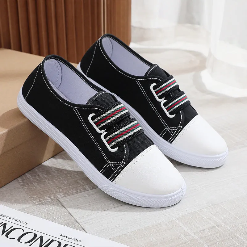 Women's Preppy Style Fashionable Versatile Old Canvas Shoes