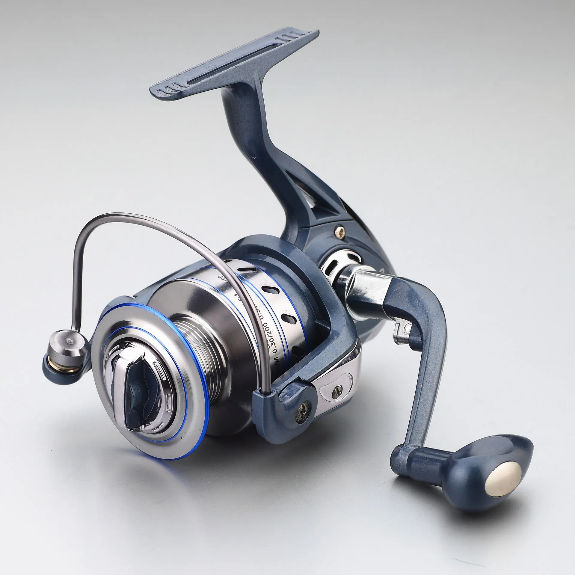 YOMOSHI Brand JF1000-7000 12 1 Ball Bearing Aluminum Left/Right Metal Handle Non-gap  Fishing Spinning Reel 5.5:1